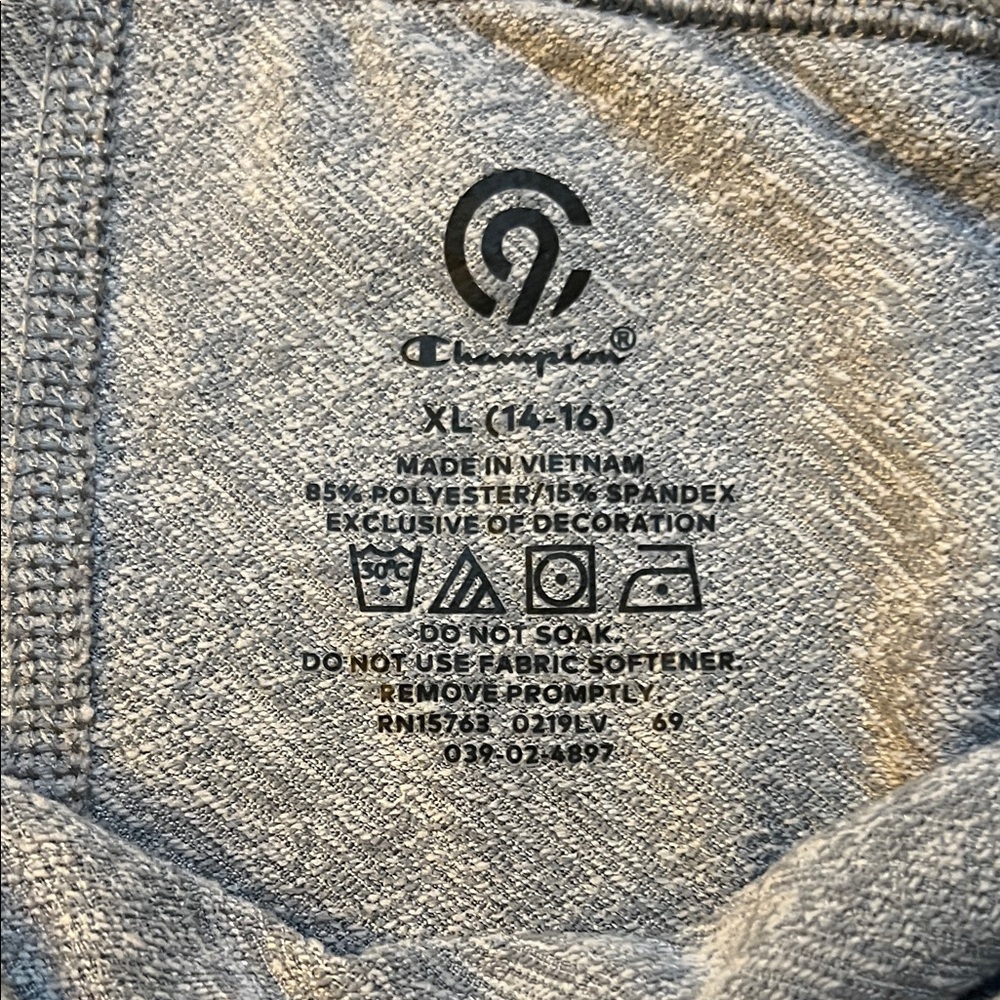 C9 Champion Girls Gray Cropped Leggings - Picture 2 of 5